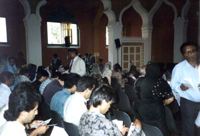 Ahmadiyya Convention, inside the Berlin Mosque 1991 (2)